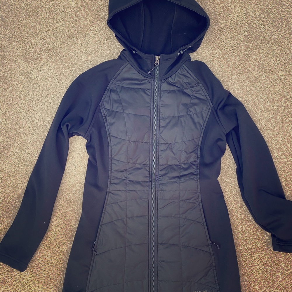 Eddie Bauer zip up hooded jacket